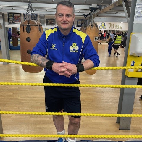 Tony, coach at Tamworth Boxing